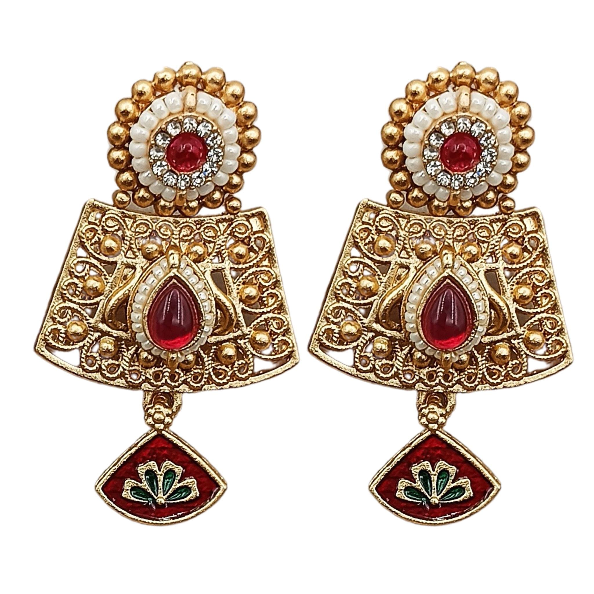 Tripti Meenakari Necklace | Royal Rajputi Jewelry Collection