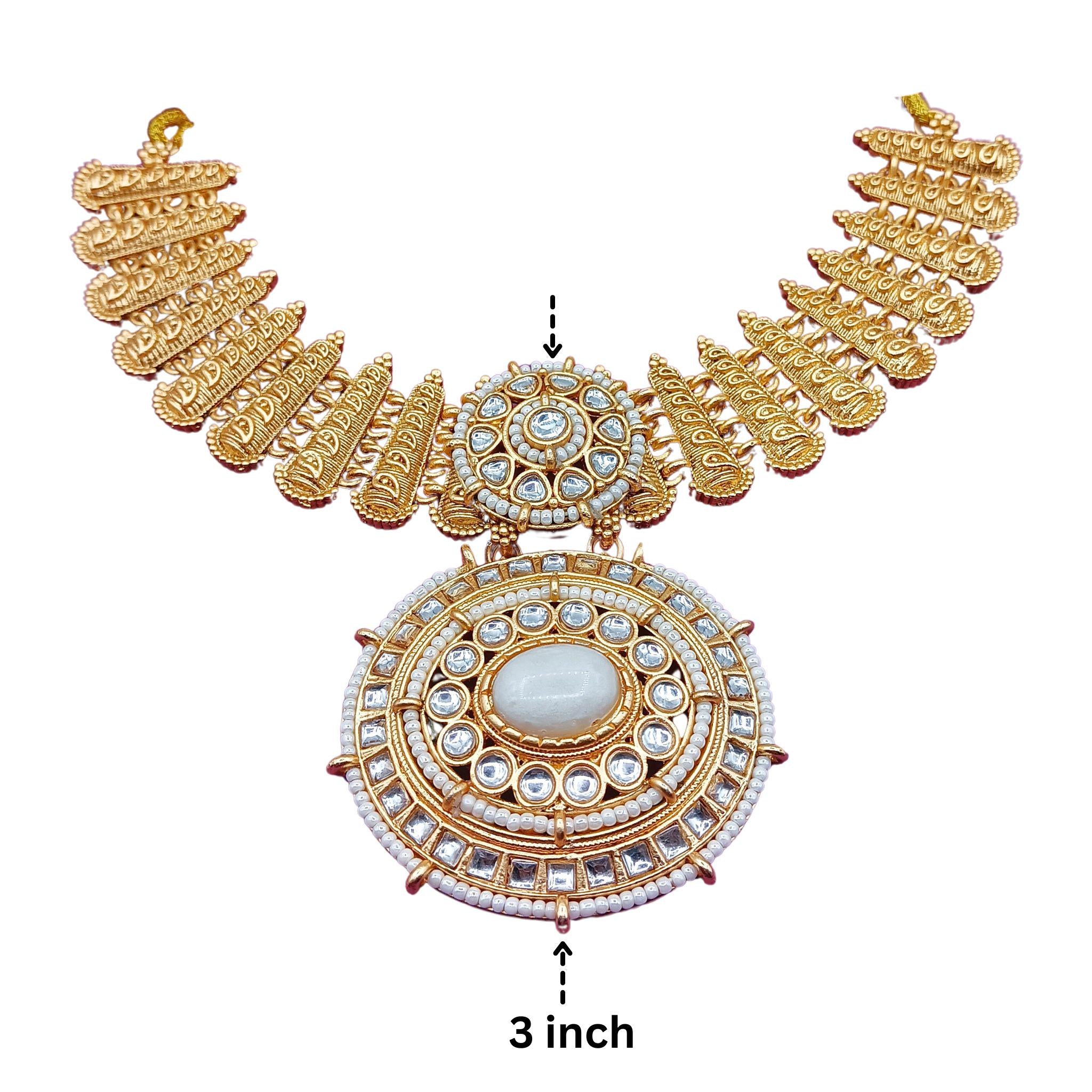 Kundan Choker Necklace | Rajputi Bridal Jewelry
