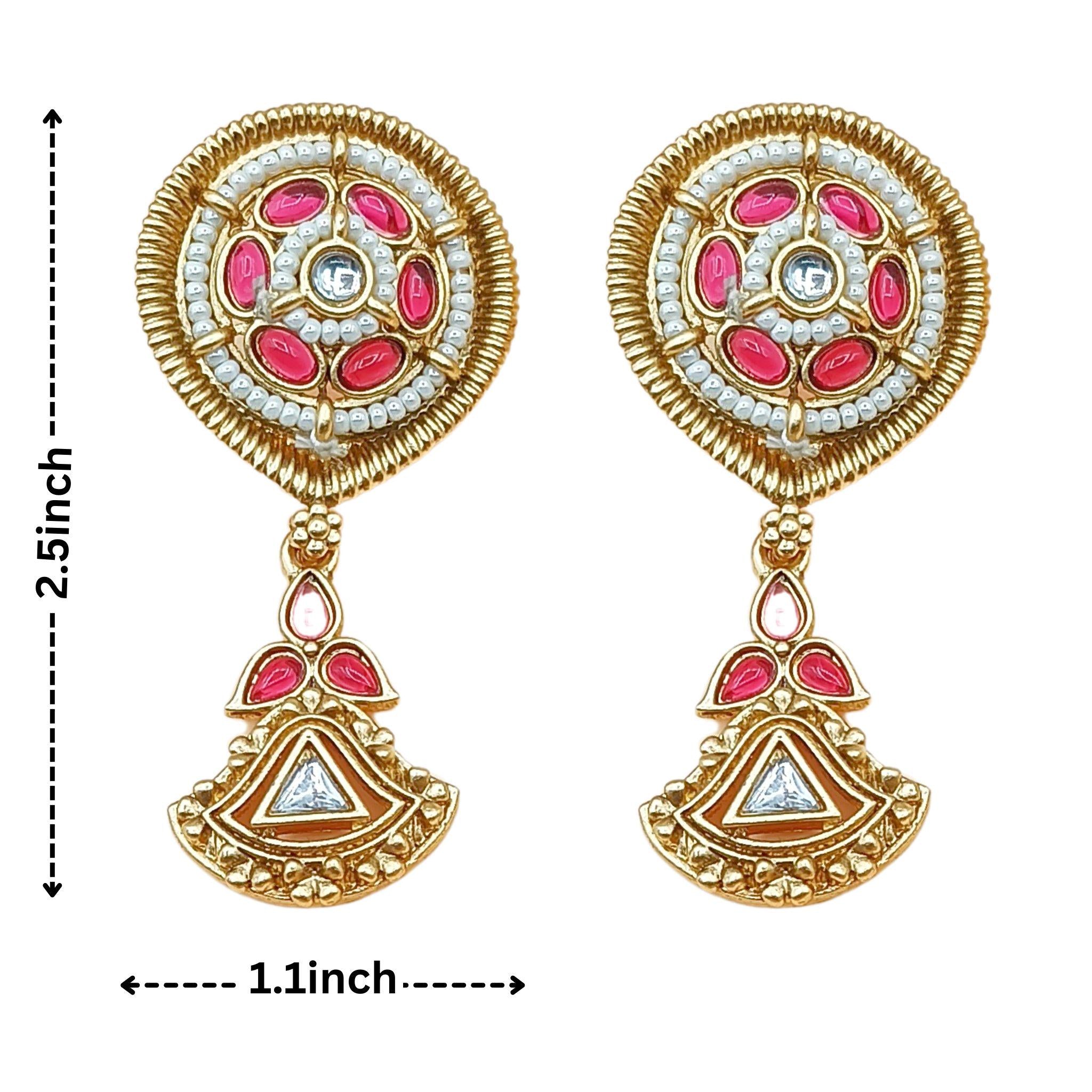 Kundan Meenakari Choker Set: Rajputi Indian Jewelry