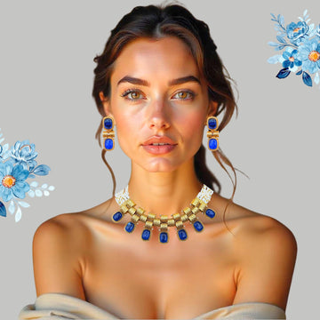 Monalisa Rajwadi Choker Necklace | Fusion Glam Bridal Collection